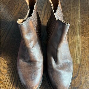 Ariat Brown Leather Ankle Boots